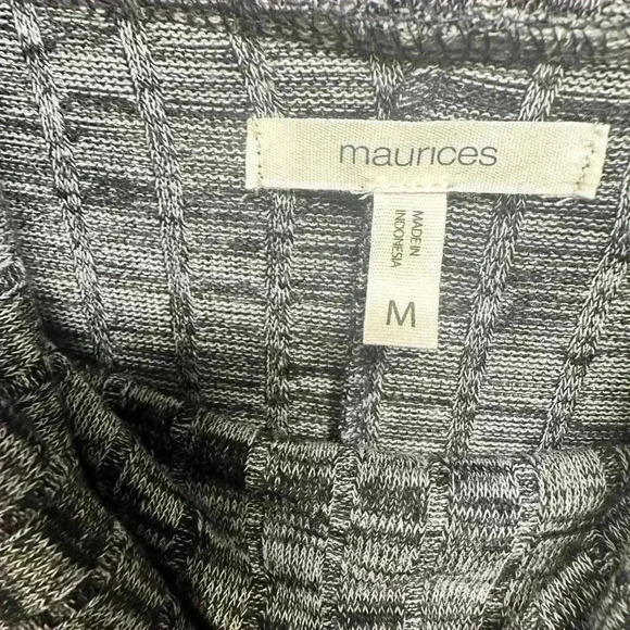 Maurices Gray Textured Knit Dress - Picture 5 of 5